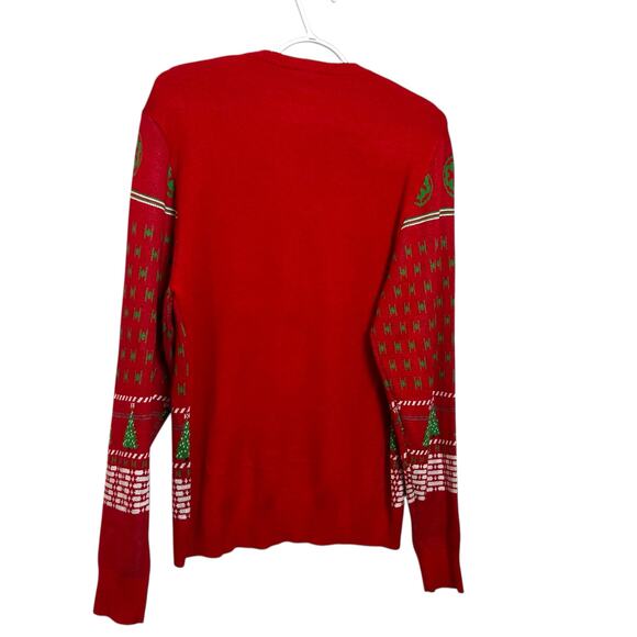 Star Wars Stormtrooper Ugly Christmas Sweater Men’s M Red Holiday Knit Lucasfilm - Picture 3 of 10